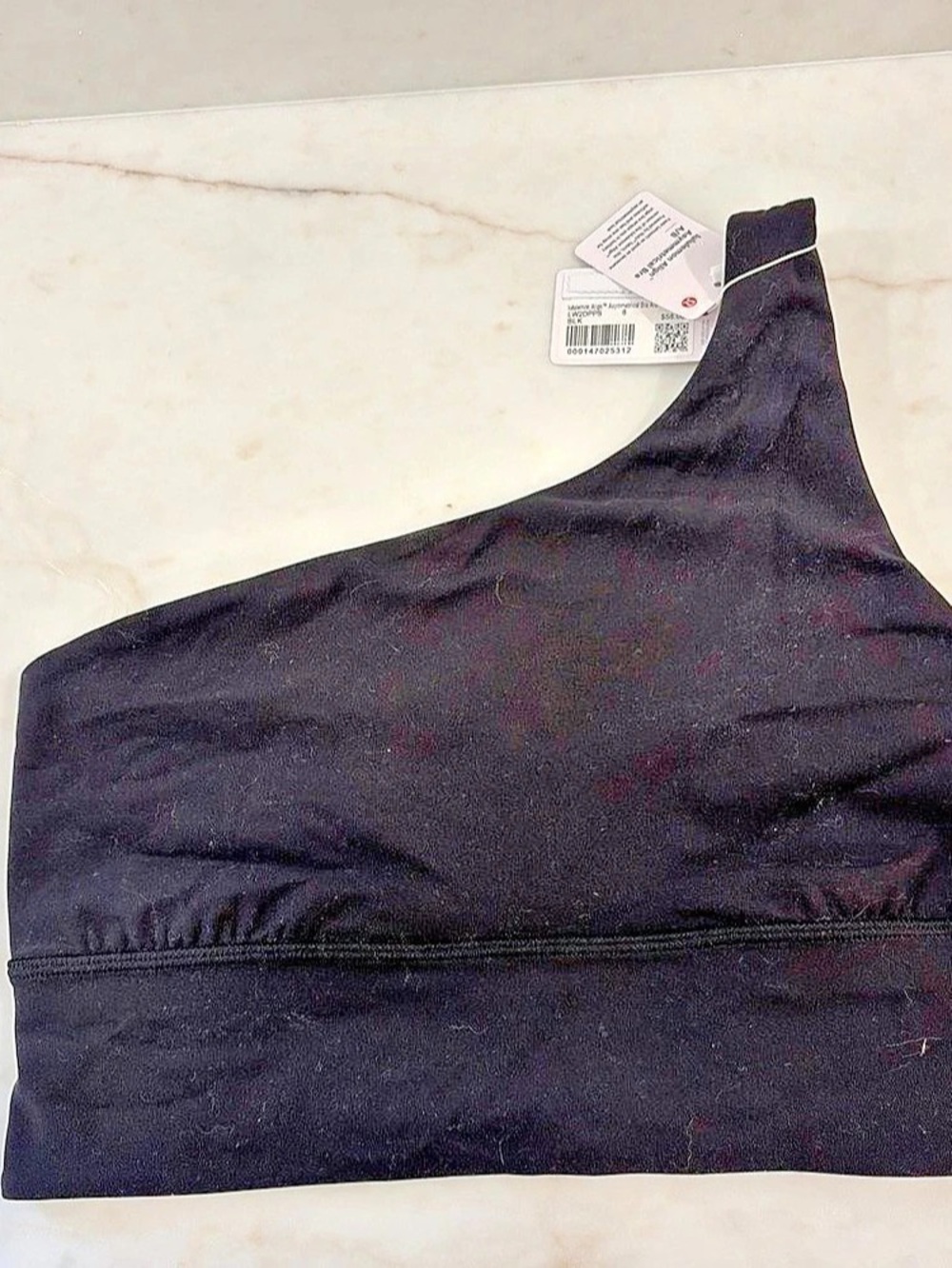 lululemon Align Asymmetrical Bra A/B Black
